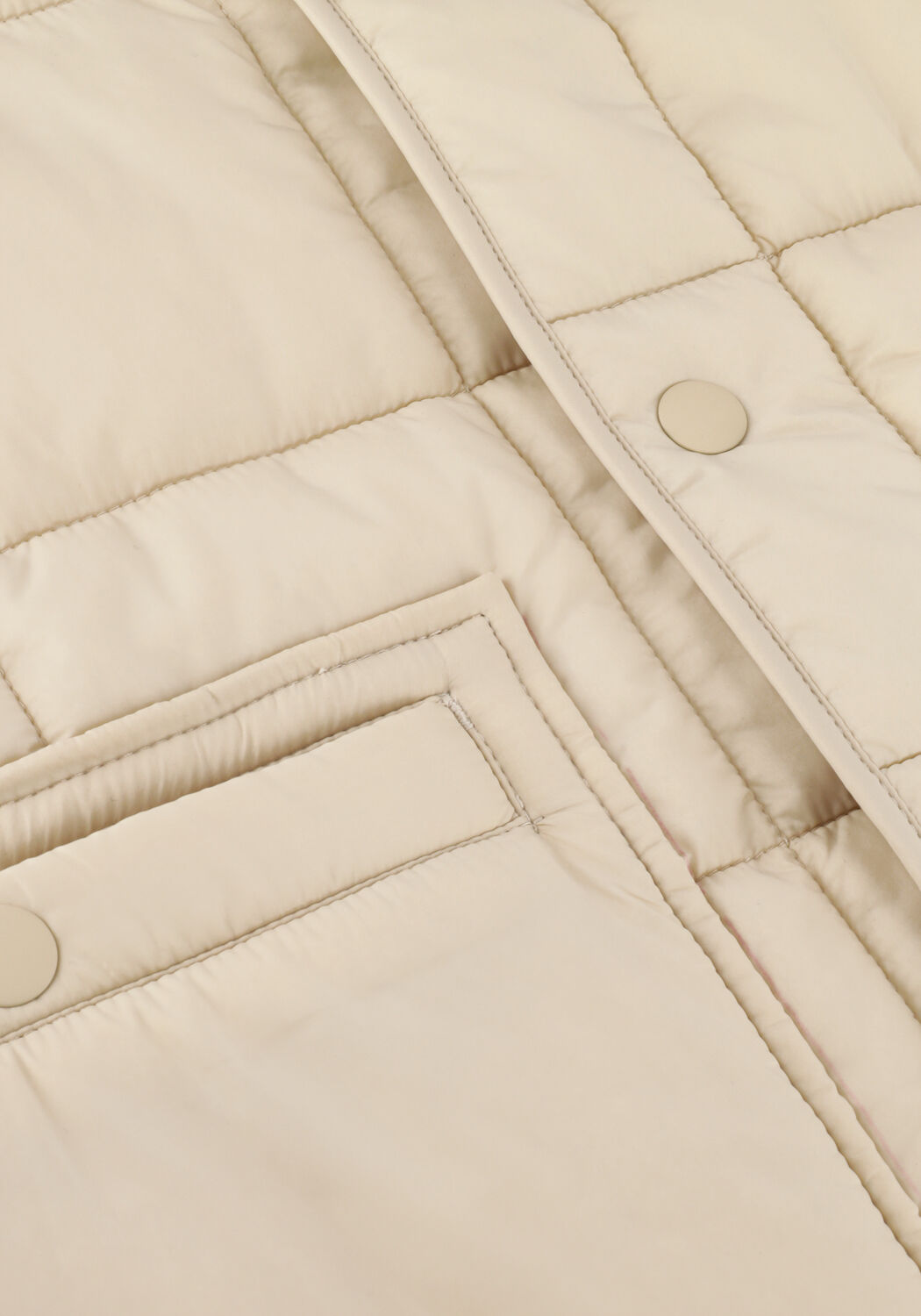 LES DEUX Veste sans manches MATT QUILTED VEST en beige - large