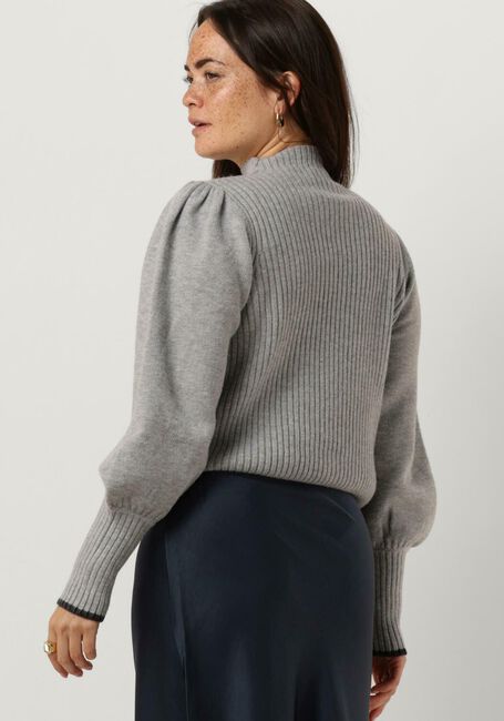 Grijze CO'COUTURE Trui ROW PUFF RIB KNIT - large
