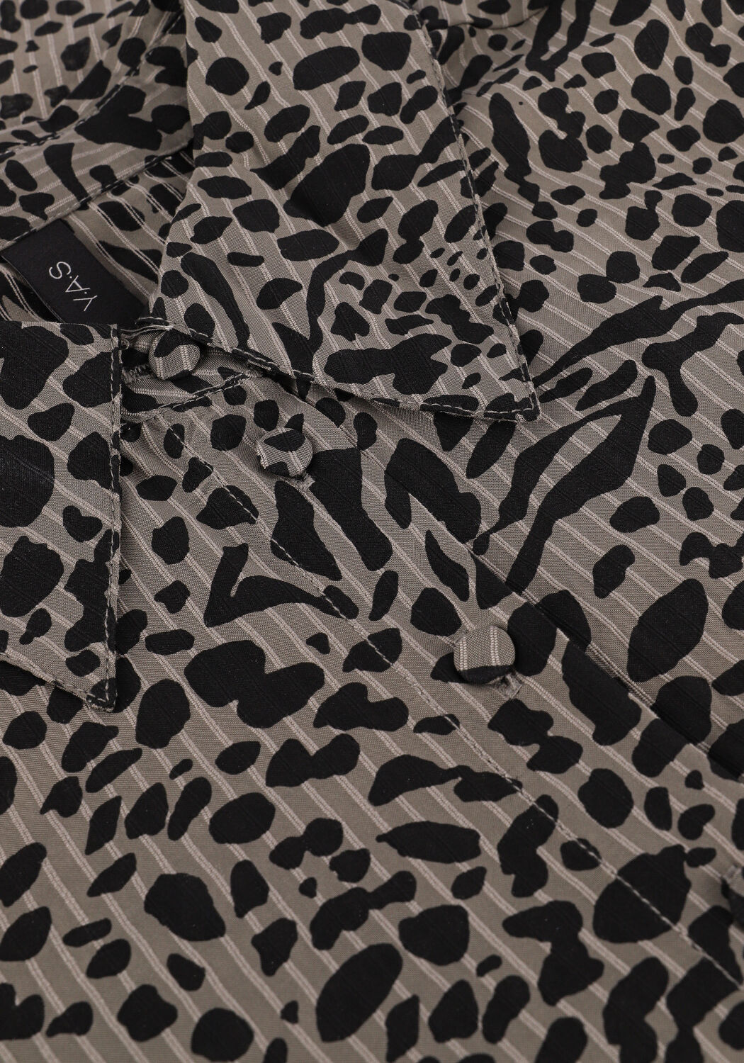 Donkergroene Y.A.S.  YASAVI LS SHIRT - large