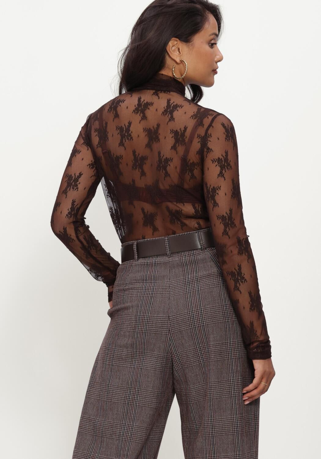 CAROLINE BISS Haut 4941 en marron - large