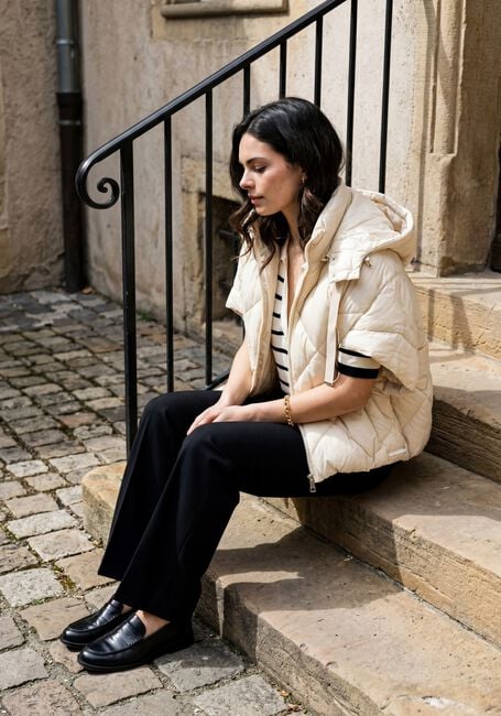 SIMPLE Jack JACKET &Eacute;cru - large