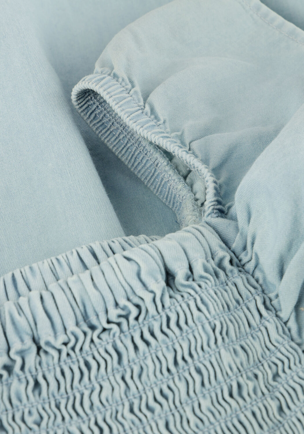 DAILY7 Mini robe RUFFLE DRESS SLEEVELESS Bleu clair - large