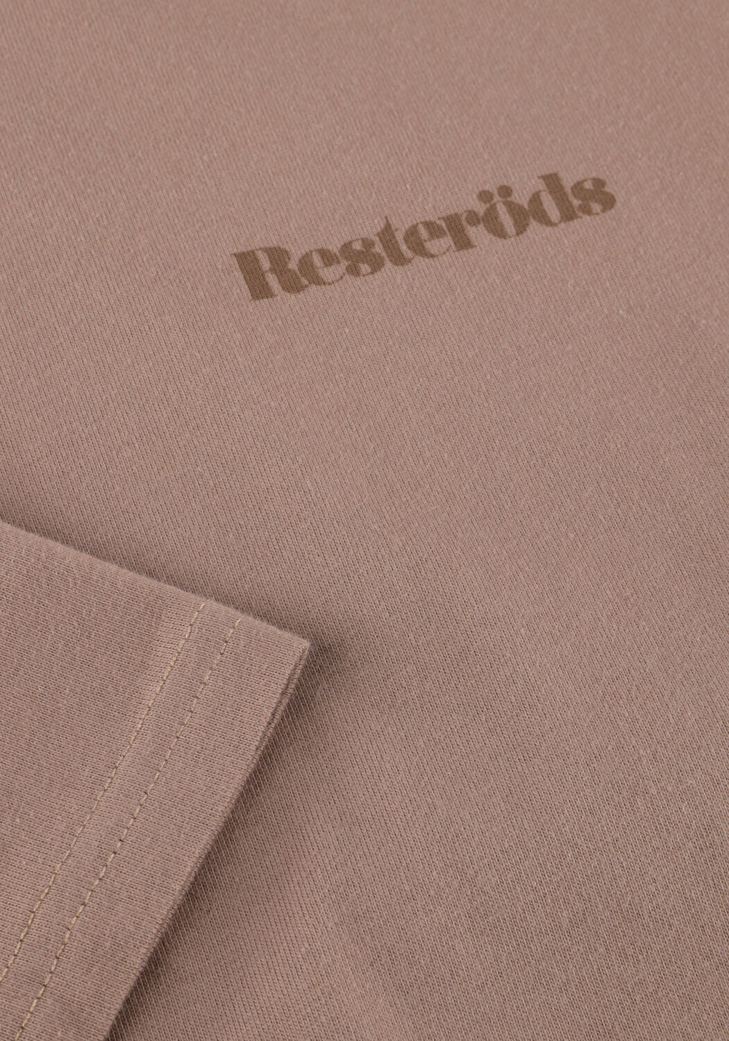 RESTER&Ouml;DS T-shirt TAS PRINT en taupe - large