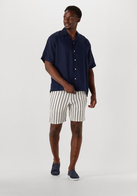 SELECTED HOMME Chemise décontracté SLHREGKYLIAN SS SHIRT RESORT Bleu foncé - large