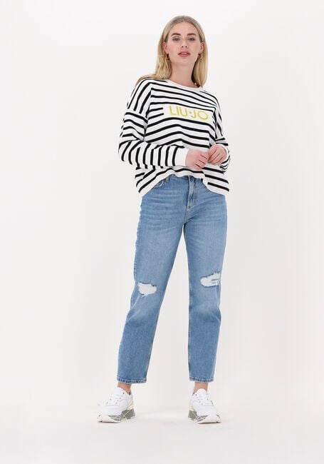 LIU JO Straight leg jeans ECS PANT.DENIM STRAIGHT H.W. en bleu - large