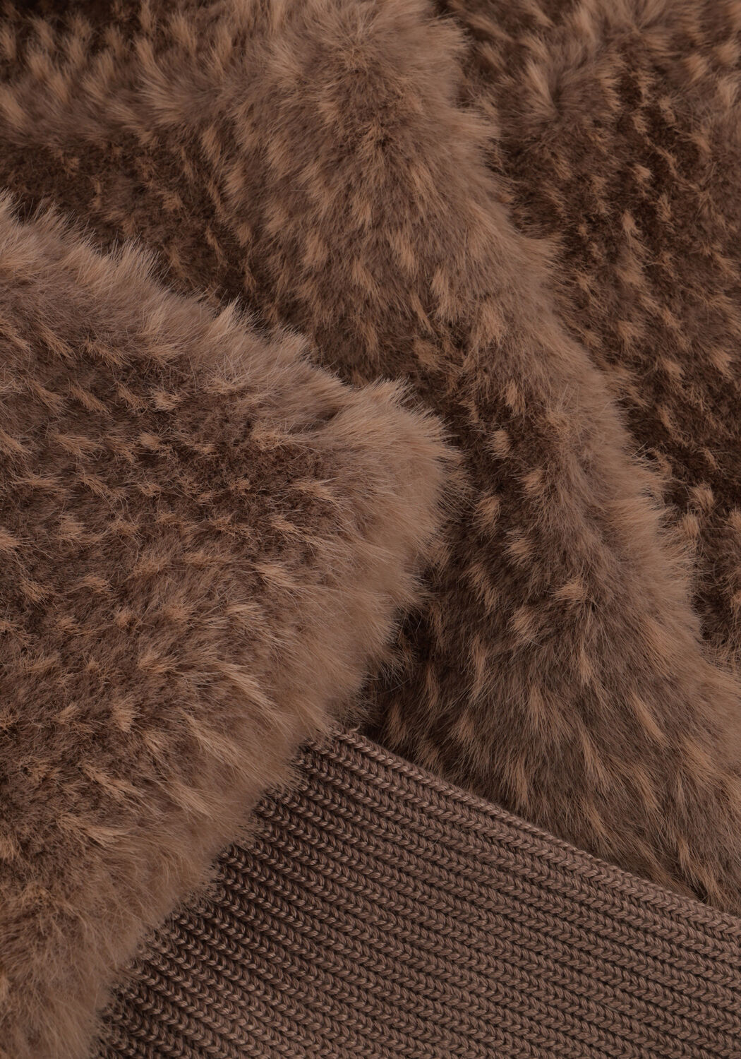 Bruine SIMPLE Faux fur jas WV-ITA-FFUR-25-3 - large