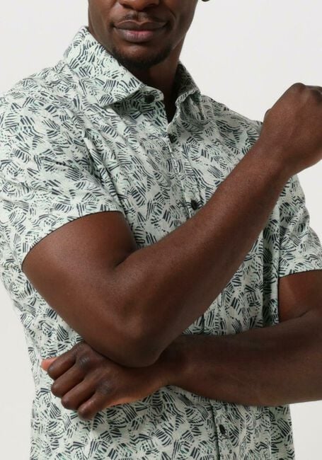 PME LEGEND Chemise décontracté SHORT SLEEVE SHIRT PRINT ON JERSEY SLUB PIQUE en bleu - large