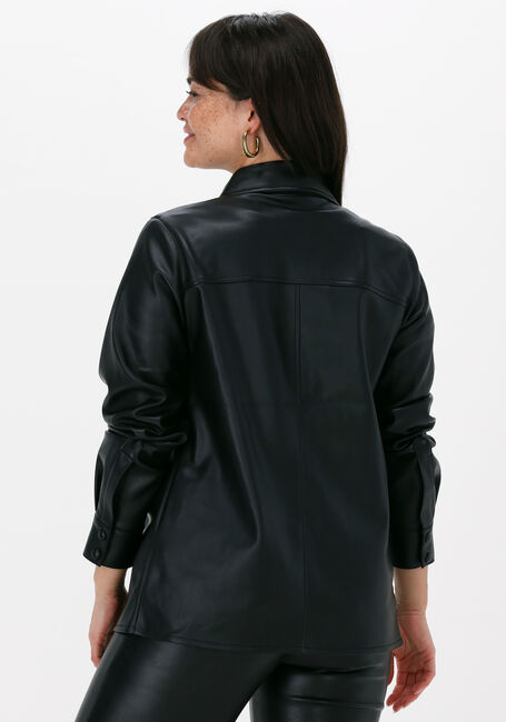 Zwarte NA-KD  PU SHIRT - large