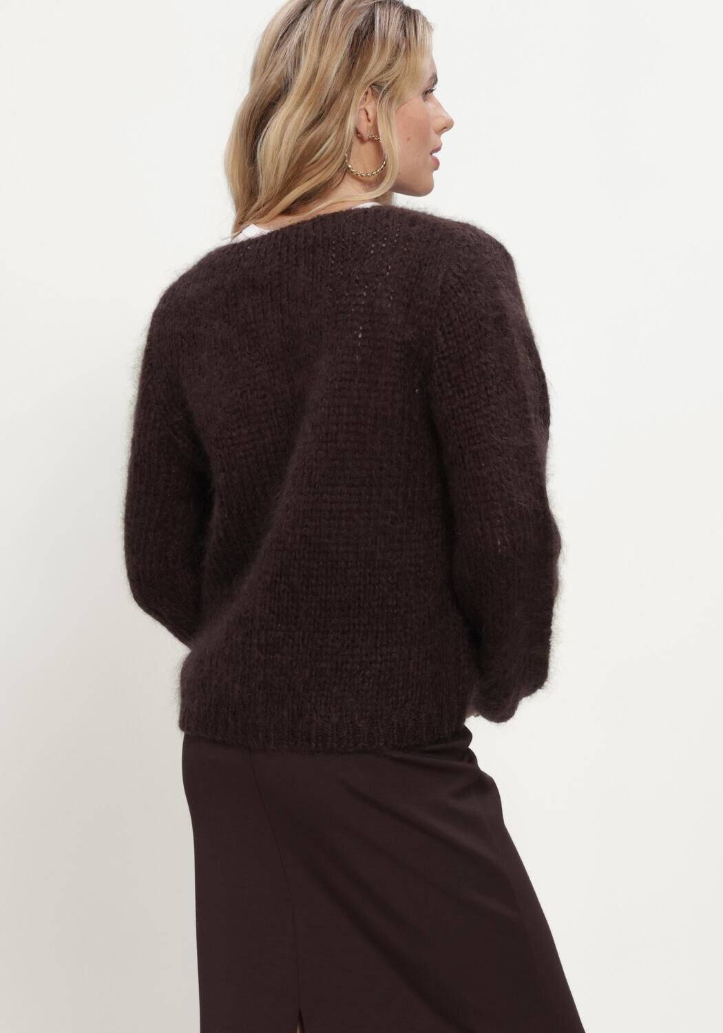 INWEAR Pull JETRAIW PULLOVER en marron - large