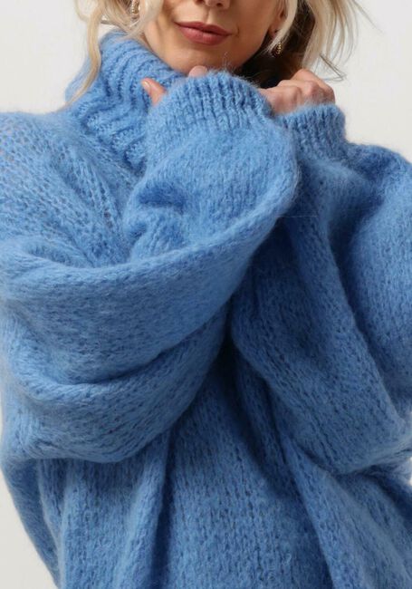 AMERICAN DREAMS Col roulé PEPPER ROLL NECK ALPACA PULLOVER en bleu - large