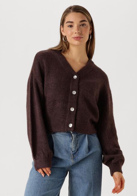 Paarse MSCH COPENHAGEN Vest MSCHPETRINELLE HOPE CARDIGAN - large