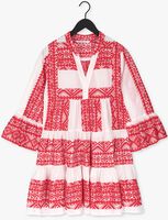 GREEK ARCHAIC KORI Mini robe SHORT DRESS ALL OVER en rouge