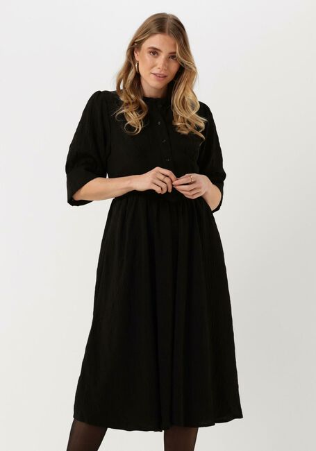 LOLLYS LAUNDRY Robe midi BOSTON DRESS en noir - large