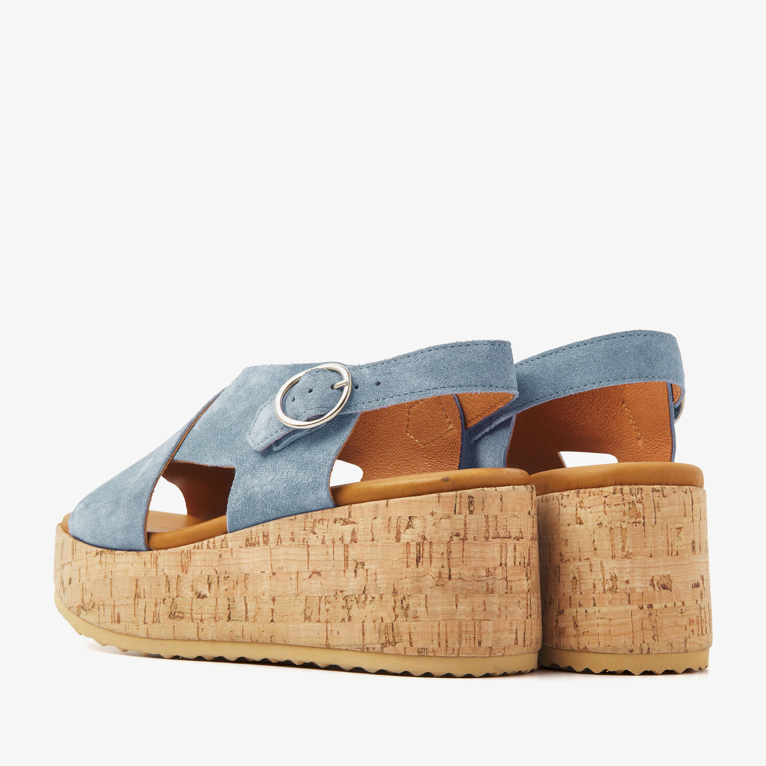 Blauwe VIA VAI Sandalen SISSEL RAISE - large