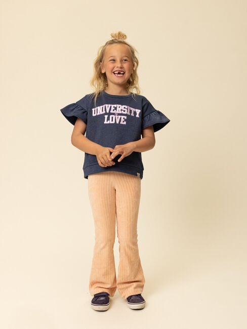 Oranje LOOXS Little Flared broek 2601-7606-404 - large