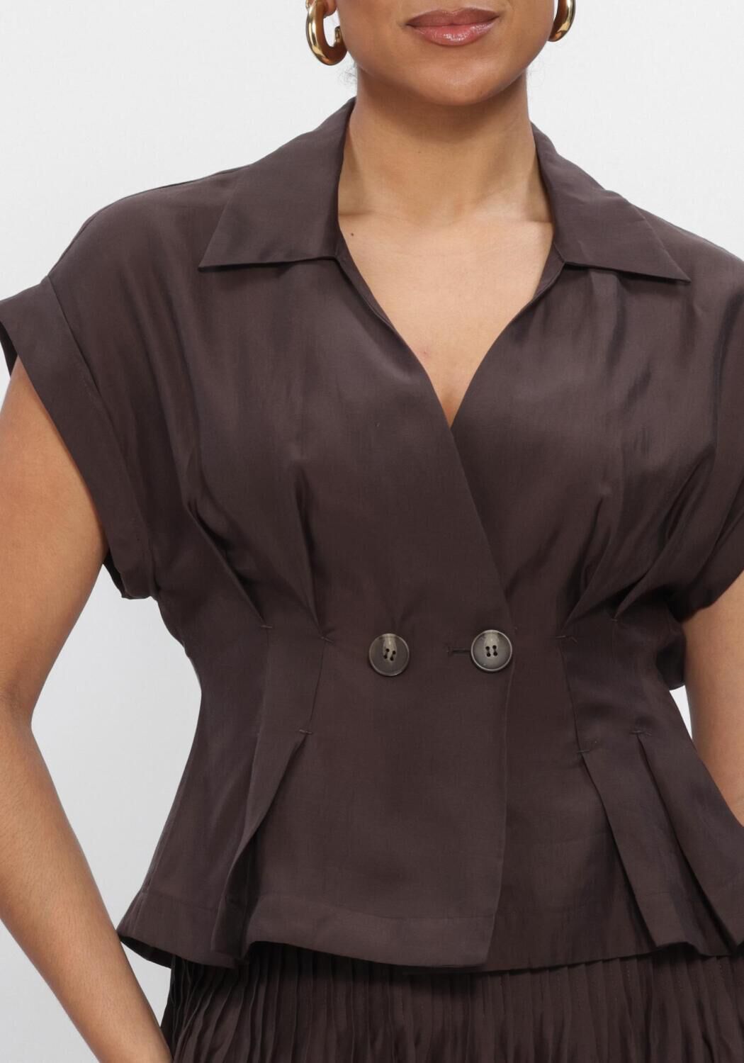 Bruine COPENHAGEN MUSE Tops & T-shirts CMMOLLY-SHIRT 207896 - large