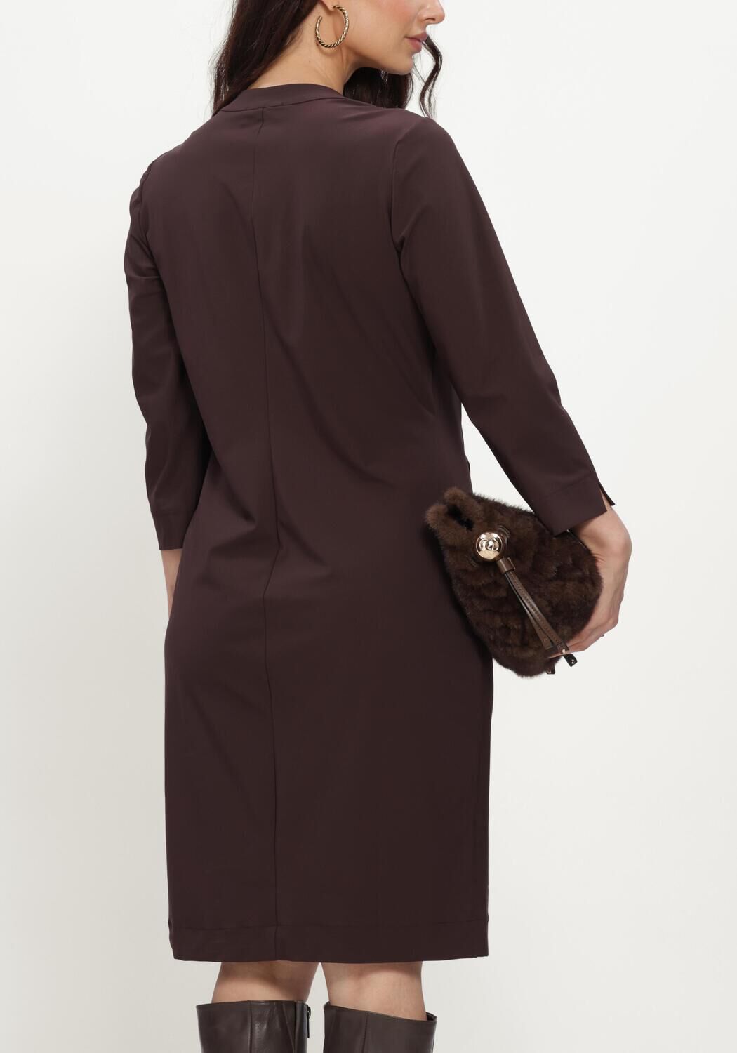 STUDIO ANNELOES Mini robe SIMPLICITY DRESS en marron - large