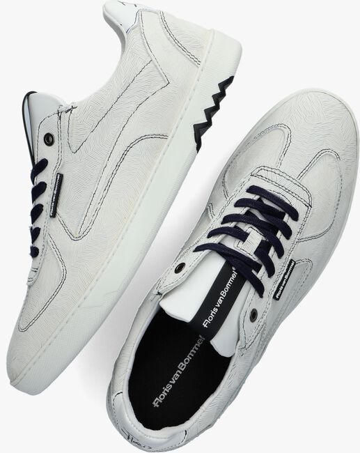 Witte FLORIS VAN BOMMEL Lage sneakers SFM-10083-02 - large