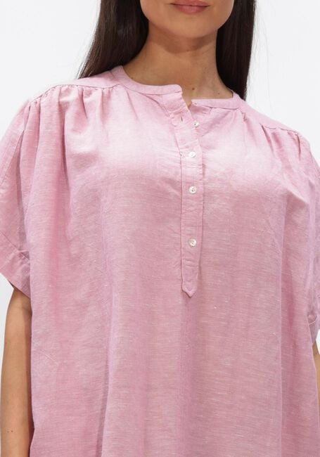 BY-BAR Mini robe AMBER LINNEN DRESS en rose - large