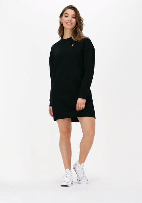 LYLE & SCOTT Mini robe SWEATTSHIRT DRESS en noir - large