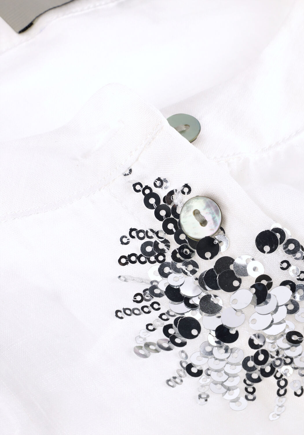 NUKUS LYNN BLOUSE PAILLET Blouses en blanc - large