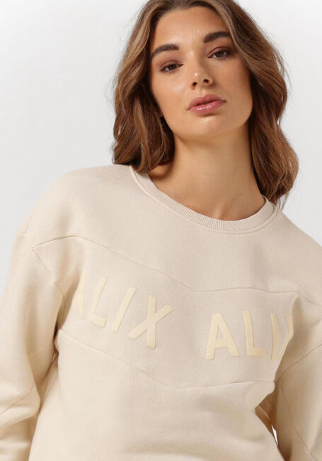 Ecru ALIX THE LABEL Sweater LADIES KNITTED ALIX SWEATER - large