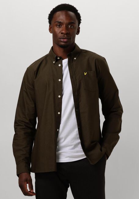 LYLE & SCOTT Chemise décontracté PLAIN OXFORD SHIRT en vert - large