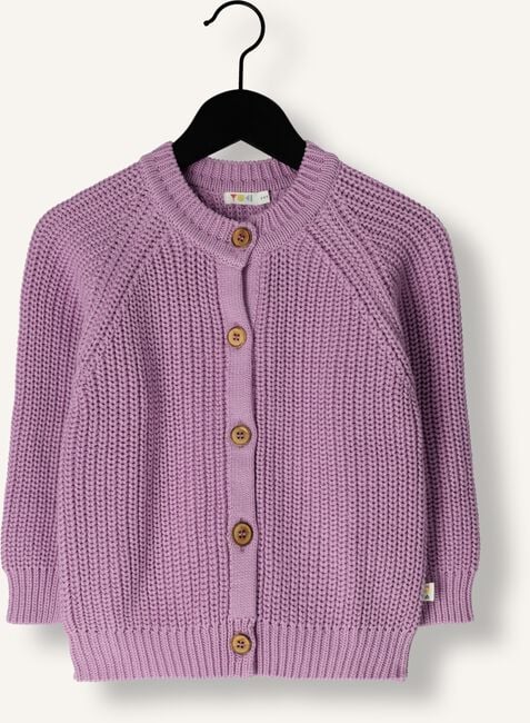 Paarse YUKI KIDSWEAR Vest RAGLAN CARDIGAN Paarse YUKI KIDSWEAR Vest RAGLAN CARDIGAN - large
