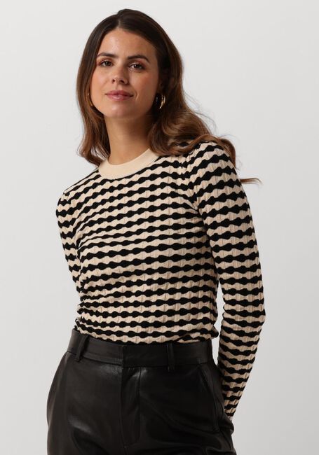 ANOTHER LABEL Pull ASTER KNITTED PULL en noir - large