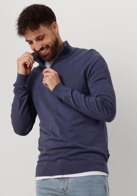 SAINT STEVE Pull CAS en bleu - large