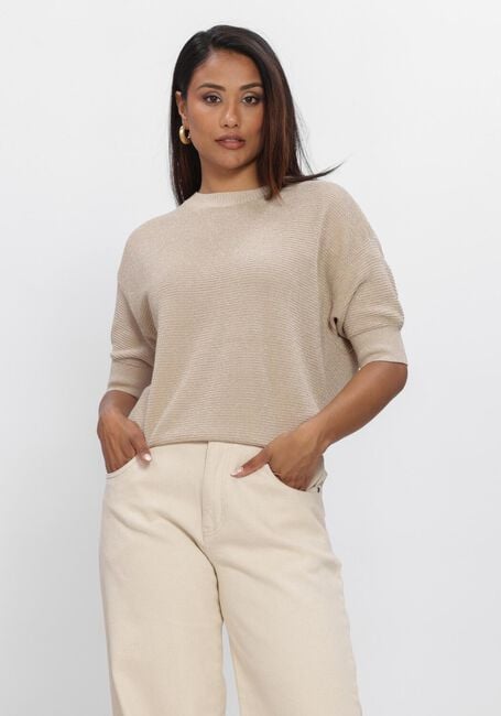 NUKUS Haut KINTY TOP LUREX en beige - large