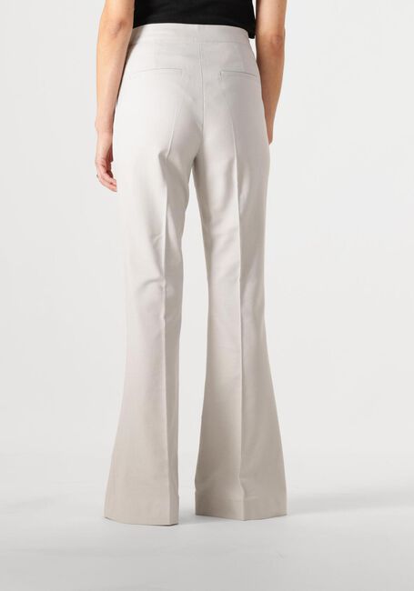Lichtgrijze GESTUZ Flared broek DAGNYGZ HW PANTS - large