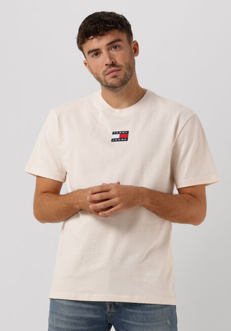 Gebroken wit TOMMY JEANS T-shirt TJM TOMMY BADGE TEE - large