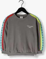 Donkergrijze ALIX MINI Sweater KNITTED STRIPE TAPE SWEATER - medium