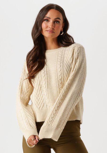 MODSTRÖM Pull GRANNONMD O-NECK en beige - large