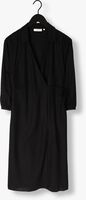 Zwarte MSCH COPENHAGEN Midi jurk MSCHJOVENE GINIA 3/4 WRAP DRESS