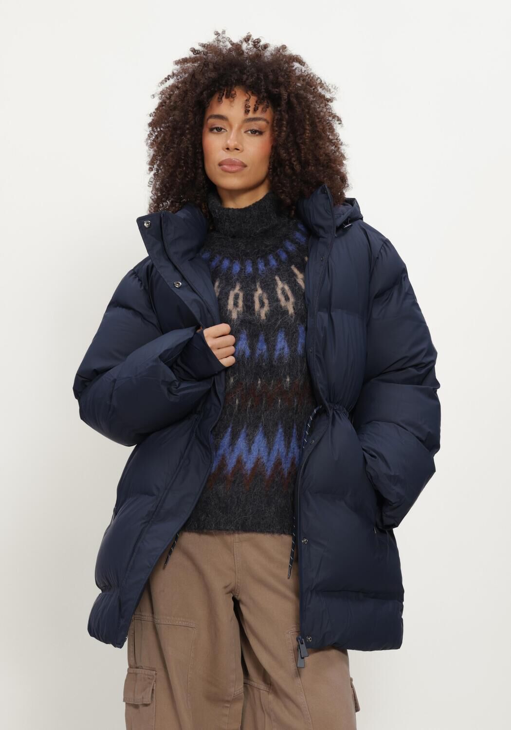 NOTRE-V Veste matelass&eacute; NV-IDA Bleu fonc&eacute; - large