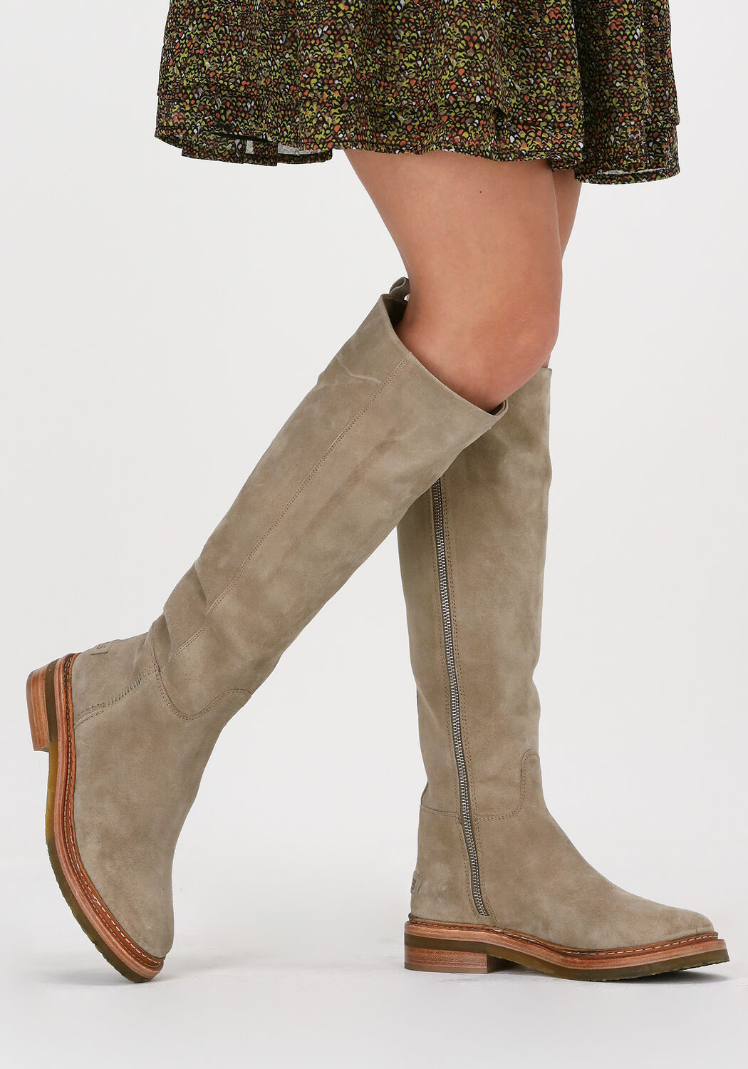Beige SHABBIES Hoge laarzen 191020092 Omoda