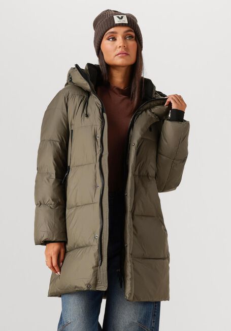 WITHBLACK Veste matelassé WBLABBY 3/4 PUFFER JACKET en vert - large