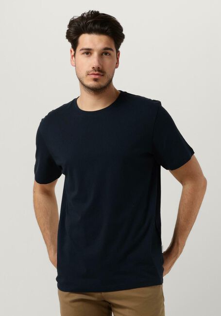 Donkerblauwe SELECTED HOMME T-shirt SLHASPEN SS O-NECK TEE NOOS - large
