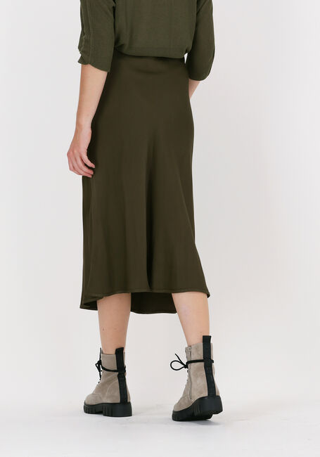 SIMPLE Jupe midi GANI en vert - large