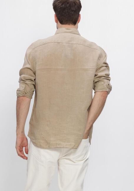 Beige TOMMY HILFIGER Casual overhemd PIGMENT DYED LI SOLID RF SHIRT - large