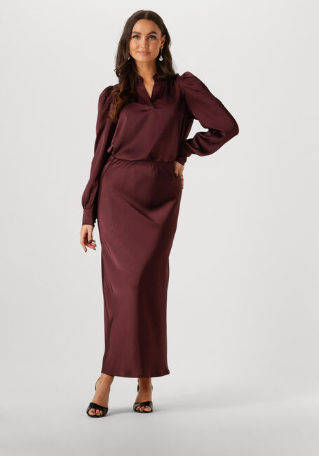 NEO NOIR VICKY HEAVY SATEEN SKIRT Jupes Bordeaux - large