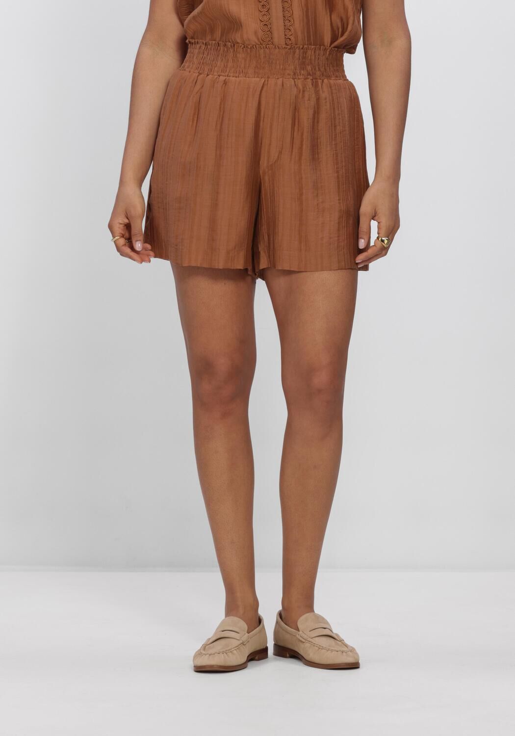 CO'COUTURE Pantalon courte REGGIECC SHORT en marron - large