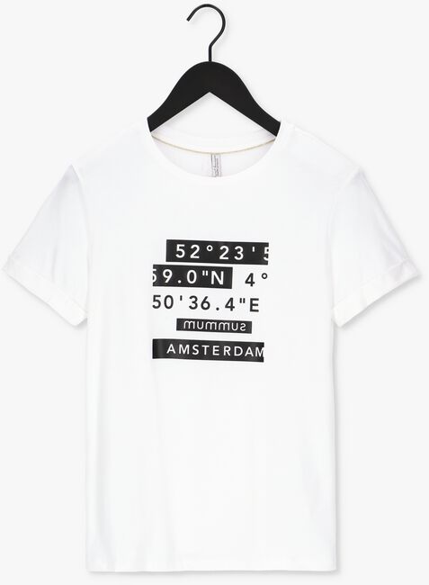 SUMMUM T-shirt TEE COORDINATE ARTWORK COTTON  en blanc - large