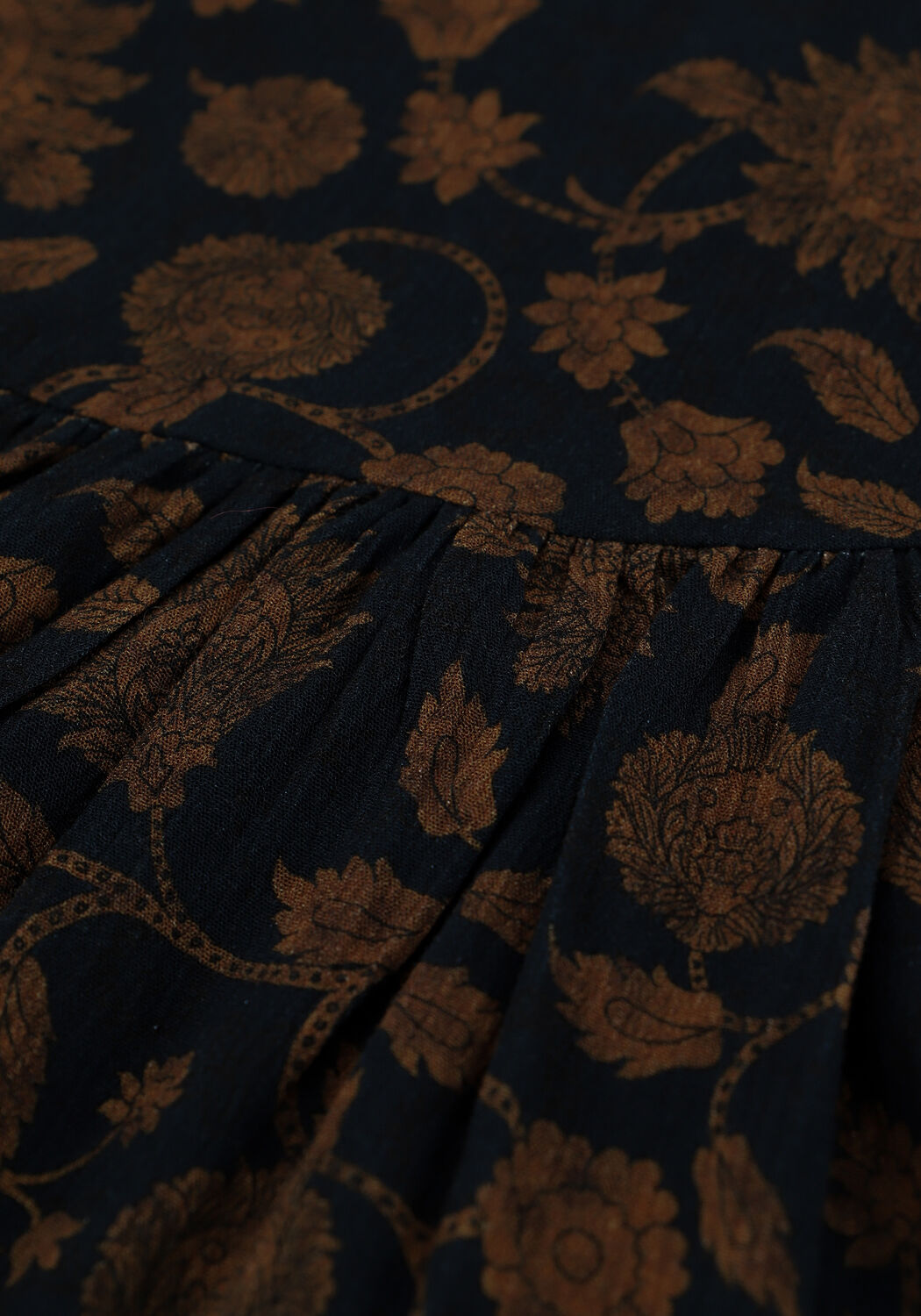 BY-BAR Mini-jupe ELENA GOLDEN FLOWER SKIRT en noir - large