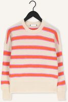 CO'COUTURE Pull LEONA STRIPE RIB O-KNIT Blanc CO'COUTURE Pull LEONA STRIPE RIB O-KNIT Blanc - medium