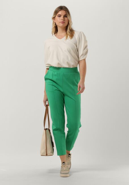 Groene JANSEN AMSTERDAM Pantalon PRATO - large