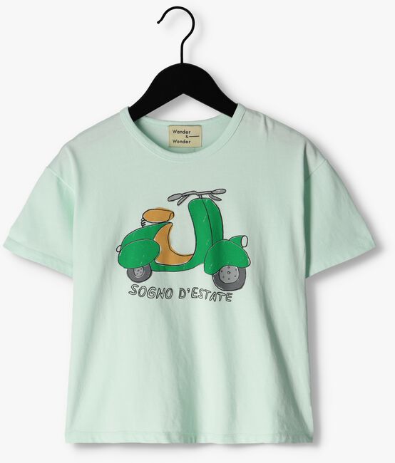 WANDER & WONDER T-shirt SCOOTER TEE en vert - large
