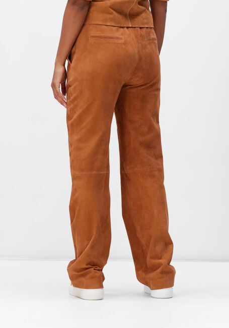 IBANA Pantalon large PANNA SUEDE en cognac - large